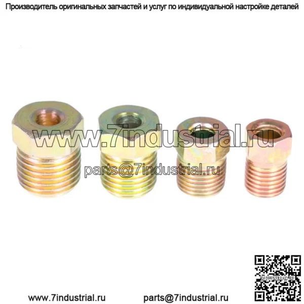 Комплект оцинкованных тормозных трубок 25 футов. 3/16" и 1/4" Все фитинги - Image 4
