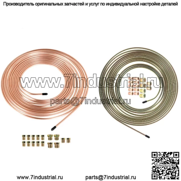 Комплект трубок тормозной магистрали 25 футов 3/16" OD＆16 гайка для соединения тормозной трубки - Image 2