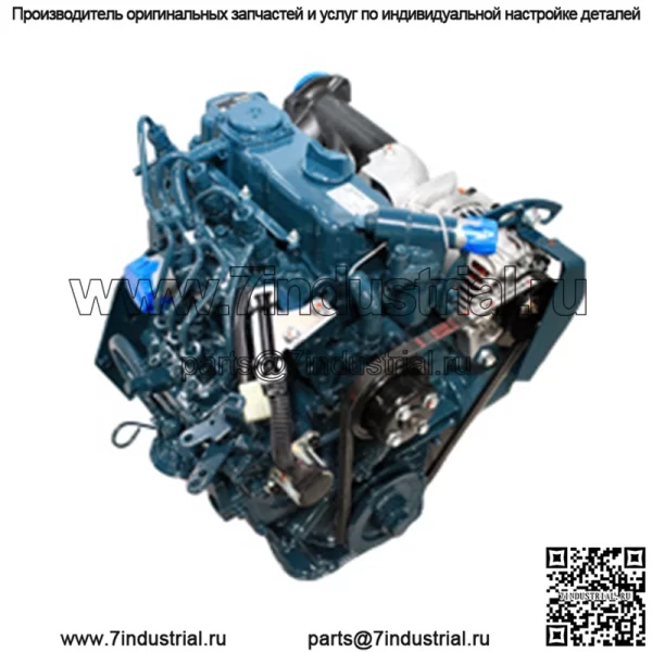 ДВИГАТЕЛЬ, ДИЗЕЛЬНЫЙ, KUBOTA, TIER4