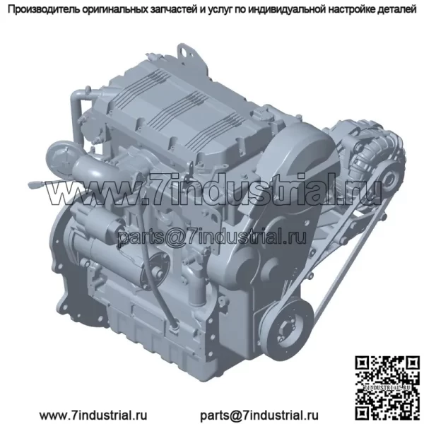 Сборка двигателя, деталь 1205626