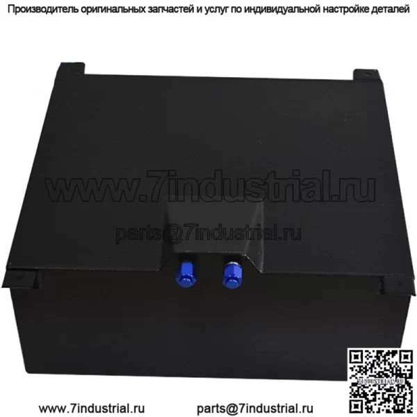 Бак для топливных элементов 20 галлонов 80 л с крышкой и датчиком уровня, алюминиевый, черный, универсальный - Image 5