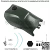 Зеленый топливный бак с крышкой и топливным краном для Honda FourTrax 300 TRX300 1993-2000 - Image 3