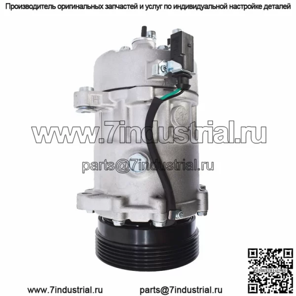 Компрессор переменного тока кондиционера для Audi TT, Quatro, Volkswagen Jetta, Golf Beetle (SD7V16) 2.0L - Image 3