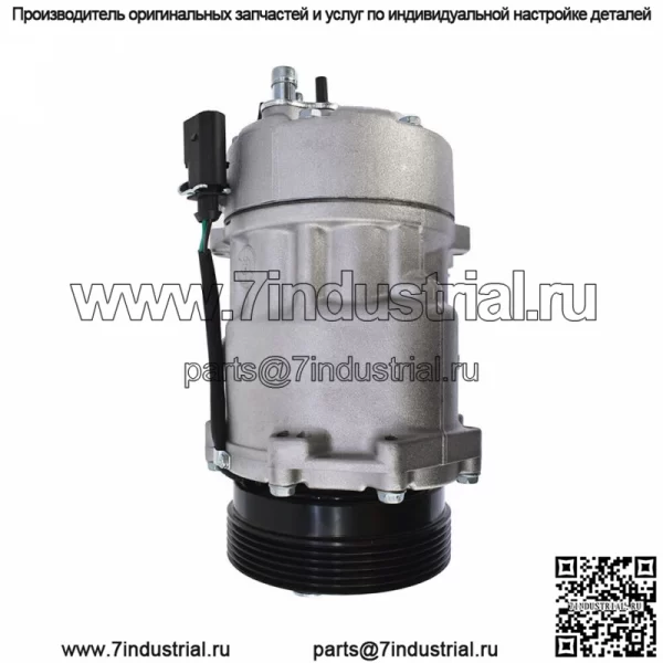 Компрессор переменного тока кондиционера для Audi TT, Quatro, Volkswagen Jetta, Golf Beetle (SD7V16) 2.0L - Image 4