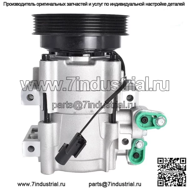 КОМПРЕССОР КОНДИЦИОНЕРА С МУФТОЙ Для 2001-2004 2005 2006 Hyundai Santa Fe 2.7L V6 - Image 2