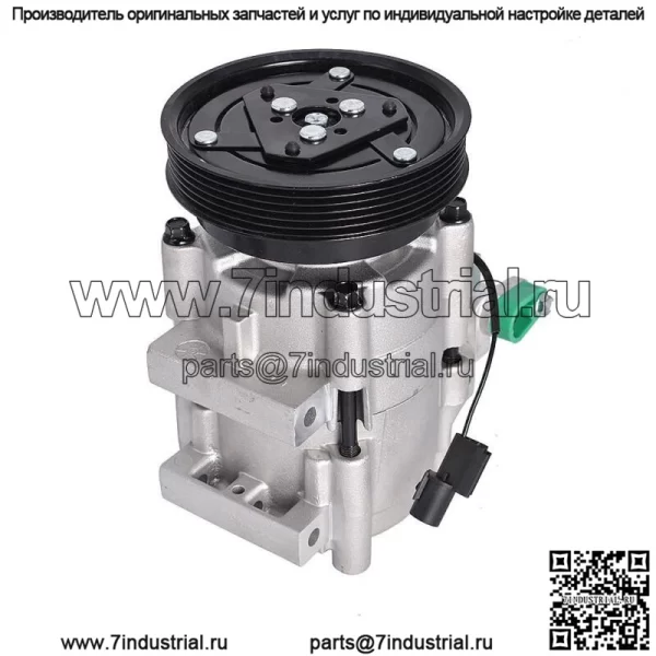 КОМПРЕССОР КОНДИЦИОНЕРА С МУФТОЙ Для 2001-2004 2005 2006 Hyundai Santa Fe 2.7L V6 - Image 3