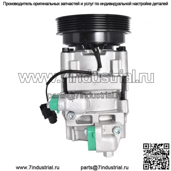 КОМПРЕССОР КОНДИЦИОНЕРА С МУФТОЙ Для 2001-2004 2005 2006 Hyundai Santa Fe 2.7L V6 - Image 4
