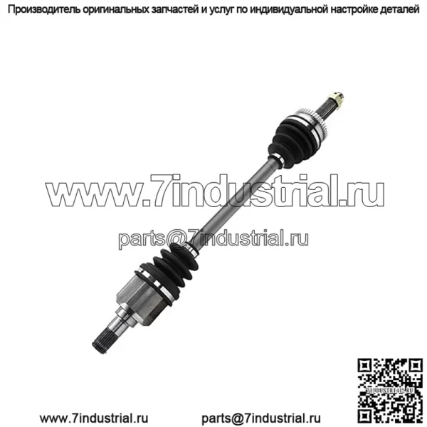 Сборка CV передняя левая для Hyundai для Elantra 2.0L 2007-2010 46-Количество зубьев кольца ABS 26.375-Сжатая длина (дюймы) 663523 495012H101