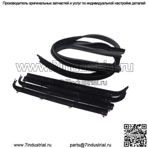 Комплект из 6 уплотнителей для оконных каналов и щеток для пикапа Ford 1987-1997 гг.