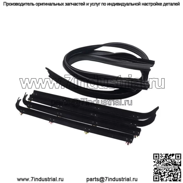 Комплект из 6 уплотнителей для оконных каналов и щеток для пикапа Ford 1987-1997 гг.