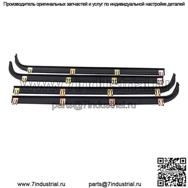 Комплект из 6 уплотнителей для оконных каналов и щеток для пикапа Ford 1987-1997 гг. - Image 2