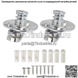 Комплект кронштейнов для крепления солнцезащитного козырька Chrome с винтами и пластиковыми наконечниками втулок Coupe 18 шт.
