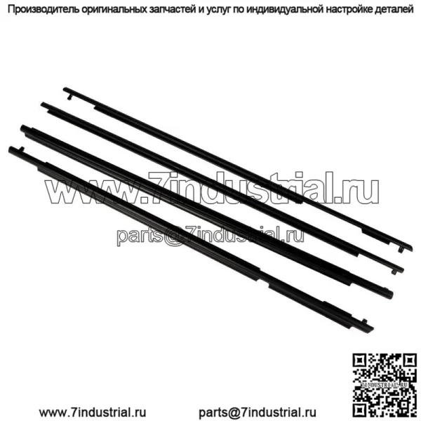 Автомобильный наружный уплотнитель окна уплотнитель ремня молдинг для Toyota 4Runner 10-21 BlK - Image 5
