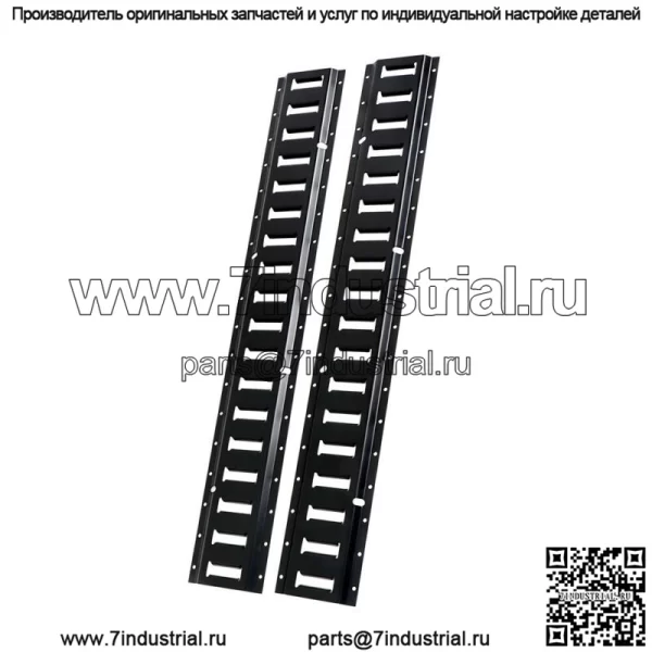 Комплект рельс для крепления гусениц 3' для гаражей, фургонов, прицепов, крепления для мотоциклов 2 шт. - Image 2
