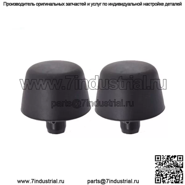 Для Jeep Wrangler JK Body 07-18 черные резиновые бамперы и заглушки капота 2 шт. - Image 3