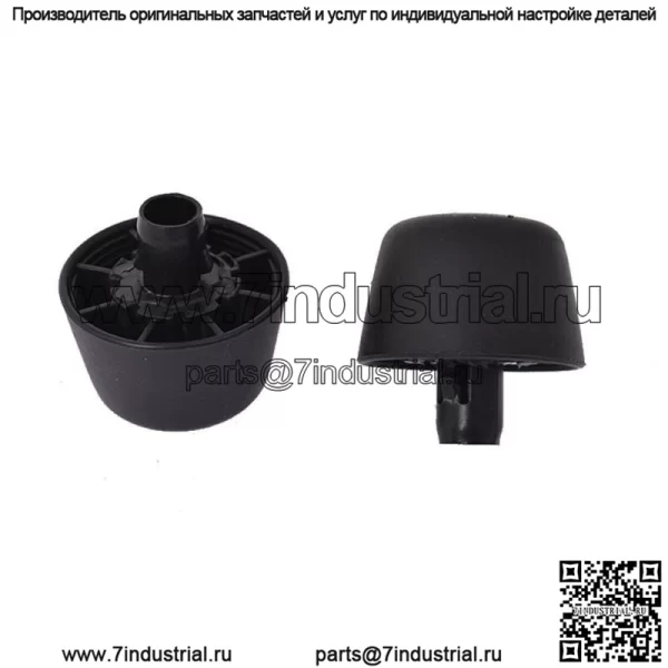 Для Jeep Wrangler JK Body 07-18 черные резиновые бамперы и заглушки капота 2 шт. - Image 4