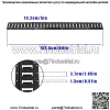 Стальные стяжки E-Track с черным порошковым покрытием, четыре 5-футовые стяжные рельсы E-Track - Image 3