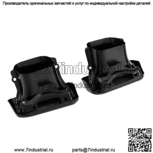 Для Silverado Sierra 1500 2019-2023 гг. Левая и правая боковые выхлопные панели черного цвета