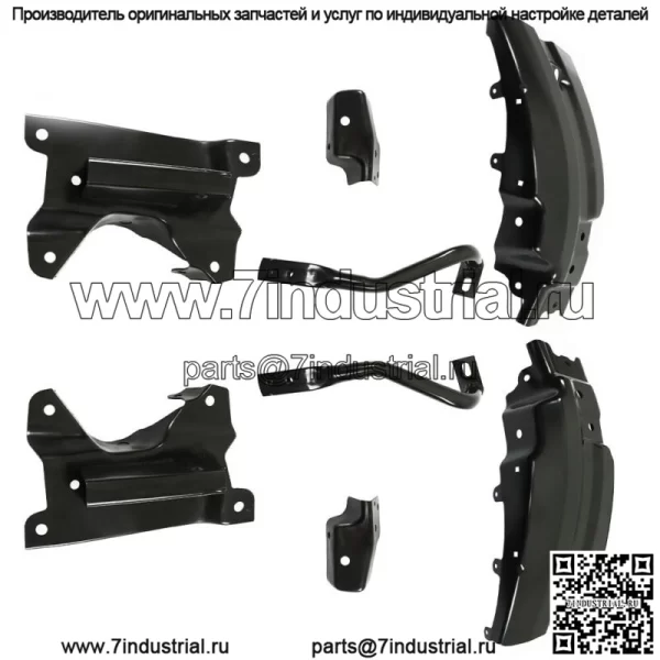 Кронштейн переднего бампера для 07-13 Chevy Silverado 1500 GM1066180 GM1067180 - Image 2