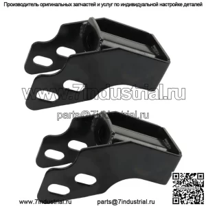 Комплект кронштейнов бампера для Chevrolet Silverado 2500 HD 2011-2014, передний стальной, 2 шт.