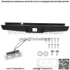 Подходит для 2004-2012 Chevy Colorado GMC Canyon Fleetside задний стальной бампер Roll Pan - Image 2