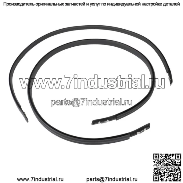 Комплект молдингов для крыши, подходит для Honda Civic 2012-15, 2 шт., 74316-TR0-A12, черный - Image 2