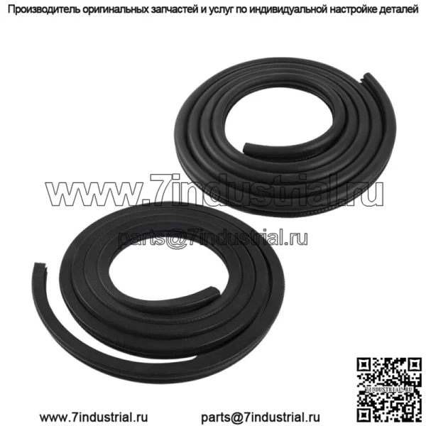 Резиновые уплотнители дверей, пара, комплект для Chevy GMC Tahoe Suburban BLK - Image 2