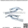 Шарнир капота для 2012 2013 2014 2015 Volkswagen Passat VW1236116 VW1236115 серебристый