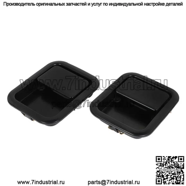 Черная дверная ручка металлическая пара наружная полная для Jeep Wrangler YJ TJ 1991-2006 - Image 3