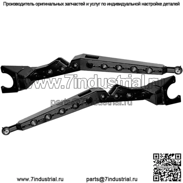 Прочные задние продольные рычаги с высоким клиренсом для Polaris RZR XP 1000 / XP 4 1000 (2014-2023) - черные