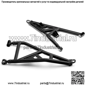 Передние смещенные А-образные рычаги для Polaris RZR XP 1.5 2024+ | Polaris RZR XP 4 2024+ (AA-P-RZRXPOHC-001-BH-02#AA)-черные