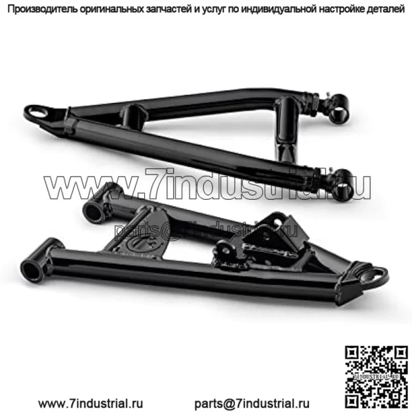 Atlas Pro 2" смещенные вперед рычаги A для Polaris Ranger XP 1000 2018-2020 / Crew | Подходит для шин до 33" | Трубы 1,5" | Порошковое покрытие, устойчивое к УФ-излучению | Регулируемые поворотные блоки