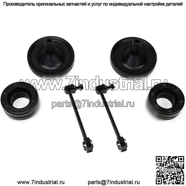 07-18 Wrangler передний 2-дюймовый задний 1-дюймовый лифт-комплект с рулевой тягой