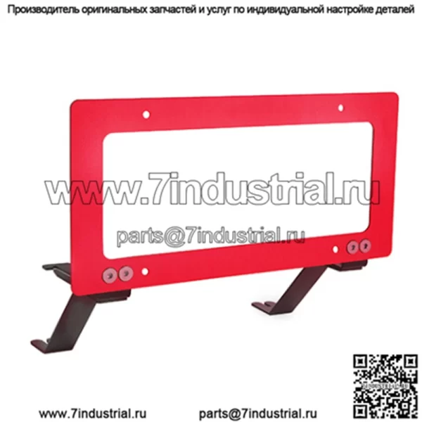 Рамка номерного знака Tesla модель Y #красная