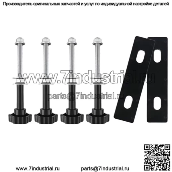 Монтажный кронштейн для пластины для слива грязи 1# (110 мм) черный - Image 2