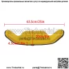 Комплект из 2 желтых подушек сиденья для John Deere 2030 2040 2440 2640 2350 2550 - Image 4