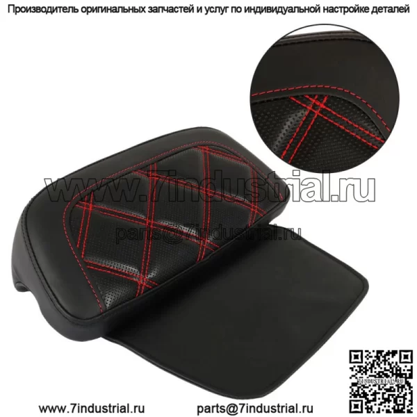 Подходит для Tour Pak Touring FL 2009-Up Razor Chopped Pack Trunk Backrest Pad - Image 2