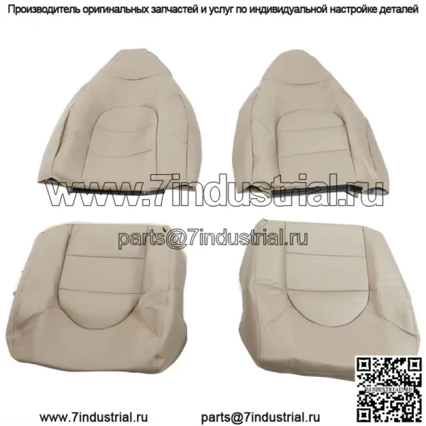 Чехол на сиденье водителя и пассажира спереди для Ford F250 350 Lariat Tan 1999-2000 гг. - Image 3
