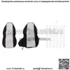 Подходит для 1998-03 Ford Ranger 60/40 High Back Seats Car Seats Blk/Silver