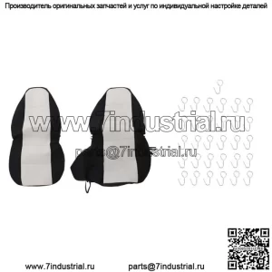 Подходит для 1998-03 Ford Ranger 60/40 High Back Seats Car Seats Blk/Silver