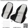 Подходит для 1998-03 Ford Ranger 60/40 High Back Seats Car Seats Blk/Silver - Image 3