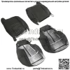 Чехол на сиденье для 1999-2002 Chevy Silverado&GMC Sierra из кожи графитового цвета с обеих сторон - Image 2