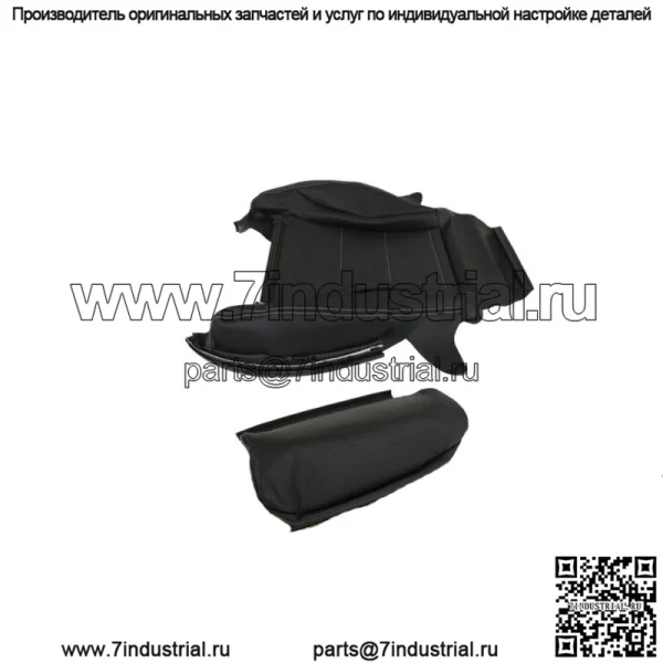 Чехол на переднее водительское сиденье для Mercedes Benz C300 2015-2021, черная кожа