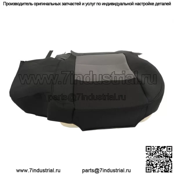 Для Ford Ranger 2003-2010 2011 Чехол на переднее сиденье водителя, черная серая ткань - Image 2