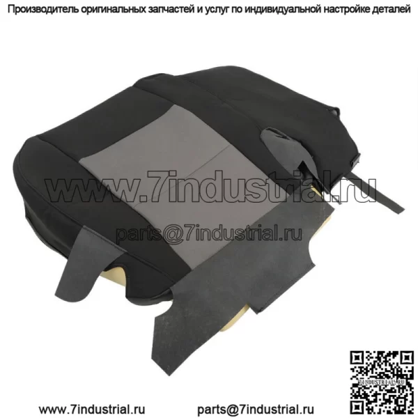 Для Ford Ranger 2003-2010 2011 Чехол на переднее сиденье водителя, черная серая ткань - Image 4