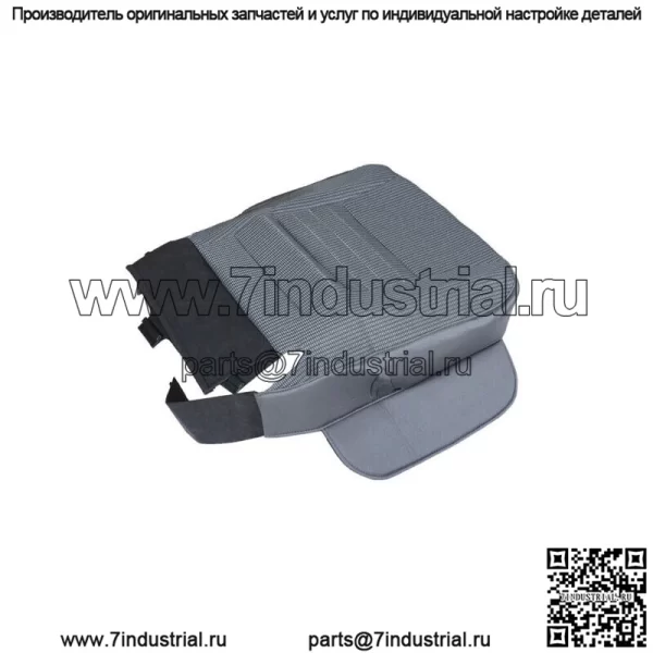 Чехол на переднее водительское сиденье из ткани для Dodge Ram 2500 3500 Regular Cab 2006-09, серый